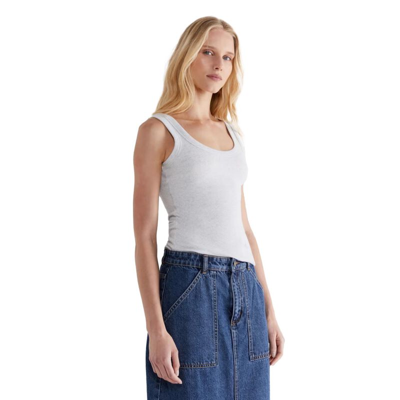 JAG Celina Cotton Rib Scoop Tank image number 4